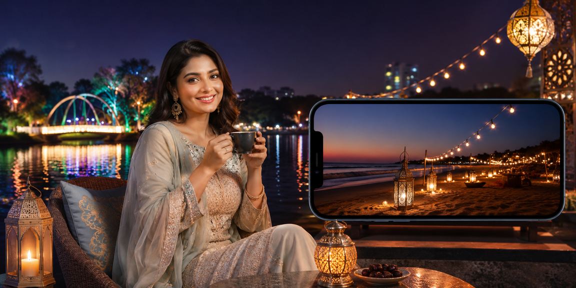 চট্টগ্রামে ঈদ উৎসবে মোবাইলে অনলাইন লটারি খেলার দৃশ্য